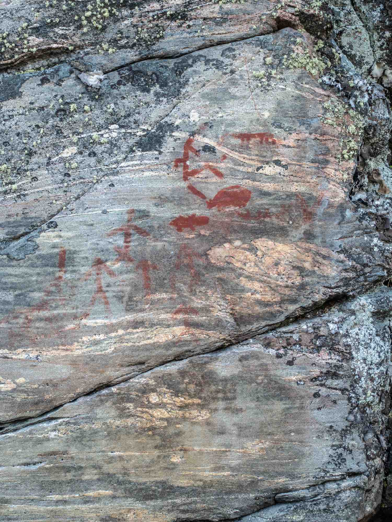 the kennedy island pictograph site portrait perspective